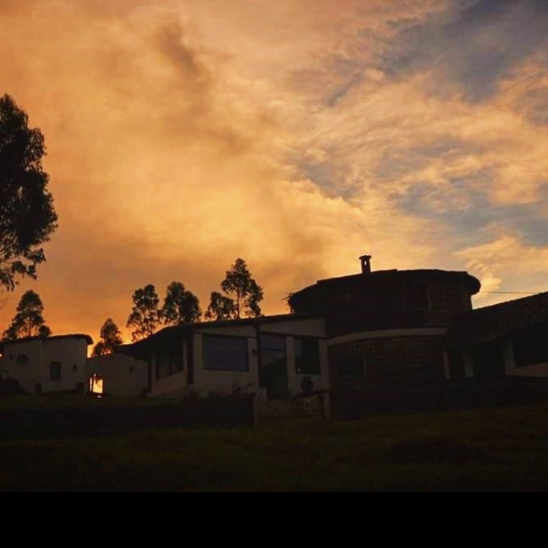 Quinta al atardecer
